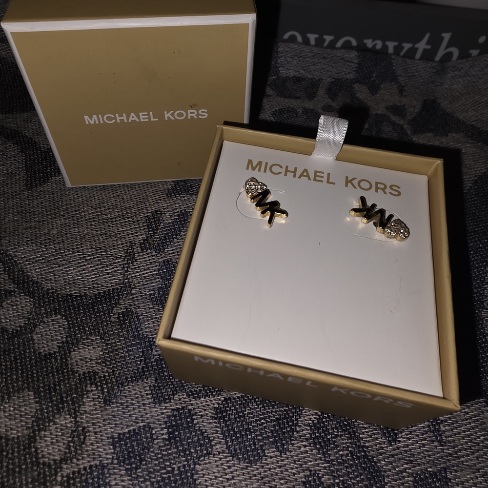 Michael Kors Gold Stud Earrings
